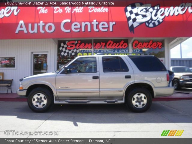 2002 Chevrolet Blazer LS 4x4 in Sandalwood Metallic