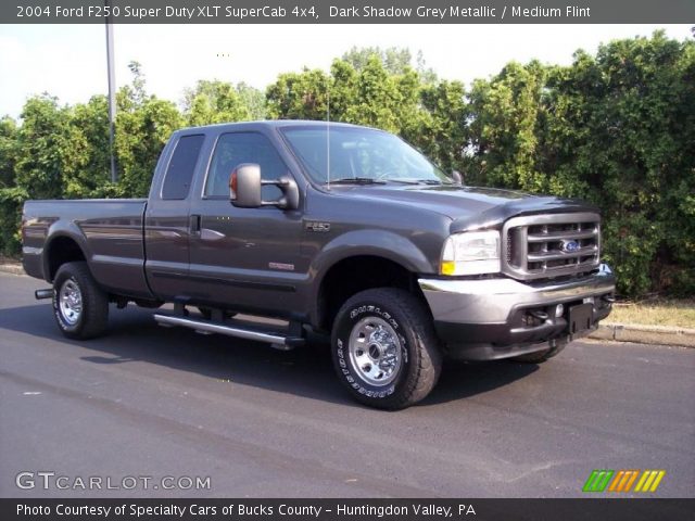 2004 Ford F250 Super Duty XLT SuperCab 4x4 in Dark Shadow Grey Metallic