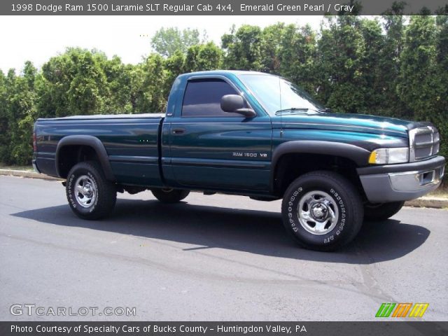 1998 Dodge Ram 1500 Laramie SLT Regular Cab 4x4 in Emerald Green Pearl