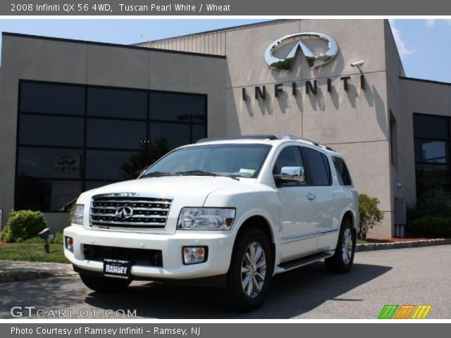 2008 Infiniti QX 56 4WD in Tuscan Pearl White
