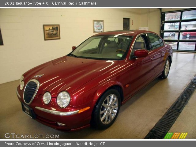 2001 Jaguar S-Type 4.0 in Carnival Red