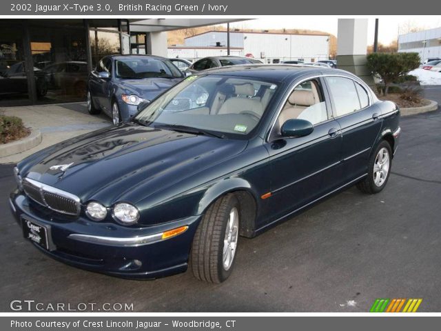 2002 Jaguar X-Type 3.0 in British Racing Green
