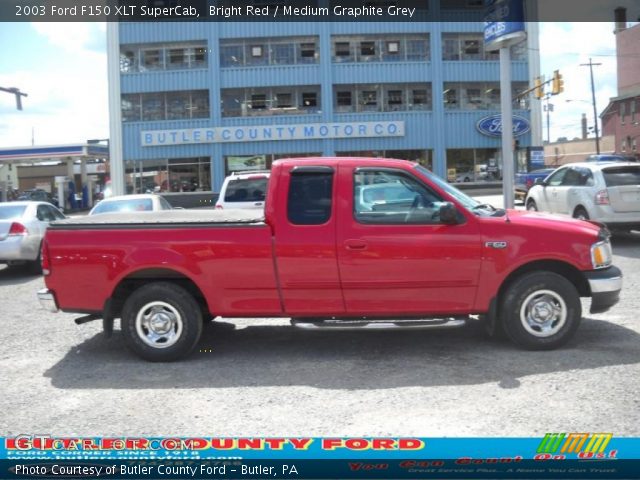 2003 Ford F150 XLT SuperCab in Bright Red
