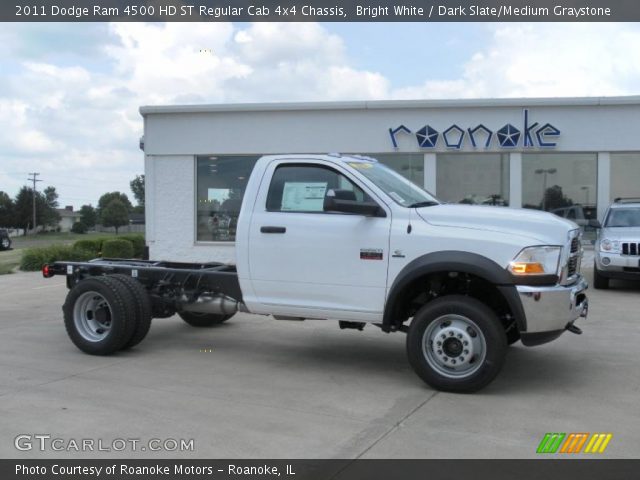 2011 Dodge Ram 4500 HD ST Regular Cab 4x4 Chassis in Bright White