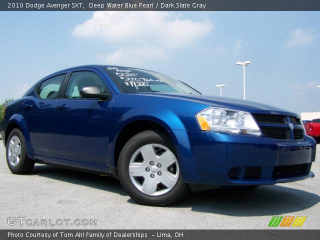 2010 Dodge Avenger SXT in Deep Water Blue Pearl