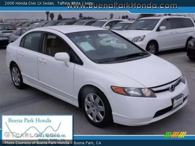 2006 Honda Civic LX Sedan in Taffeta White