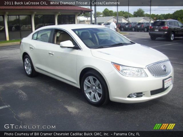 2011 Buick LaCrosse CXL in White Diamond Tricoat