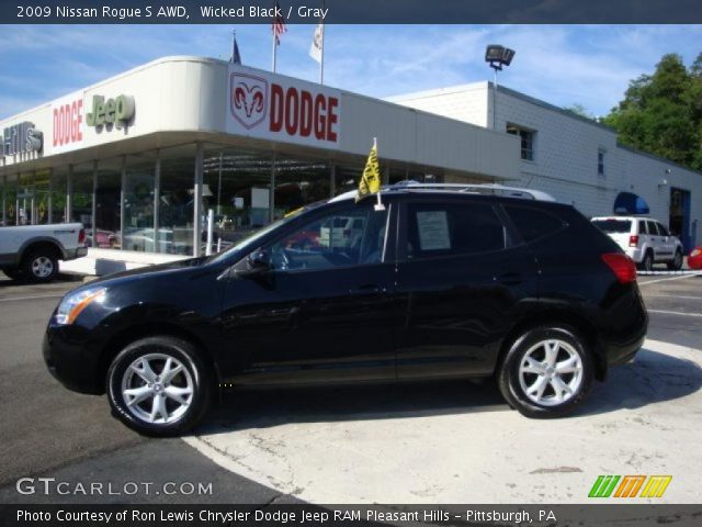 2009 Nissan Rogue S AWD in Wicked Black