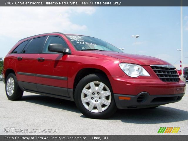2007 Chrysler Pacifica  in Inferno Red Crystal Pearl