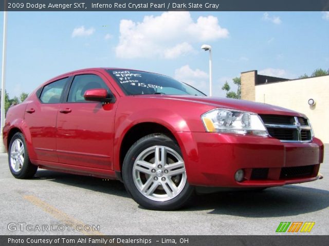 2009 Dodge Avenger SXT in Inferno Red Crystal Pearl
