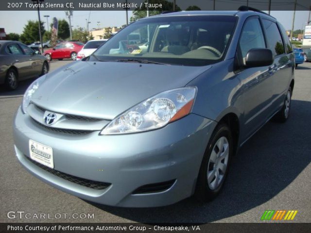 2007 Toyota Sienna CE in Nautical Blue Metallic