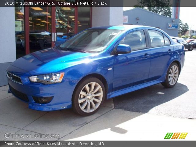 2010 Mitsubishi Lancer GTS in Octane Blue Metallic