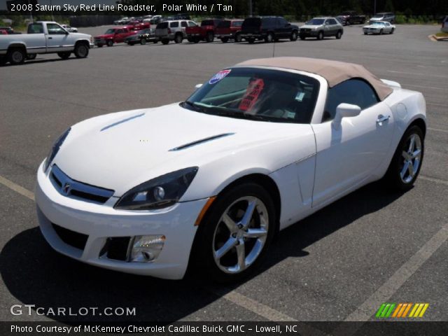 2008 Saturn Sky Red Line Roadster in Polar White