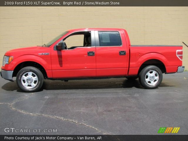 2009 Ford F150 XLT SuperCrew in Bright Red