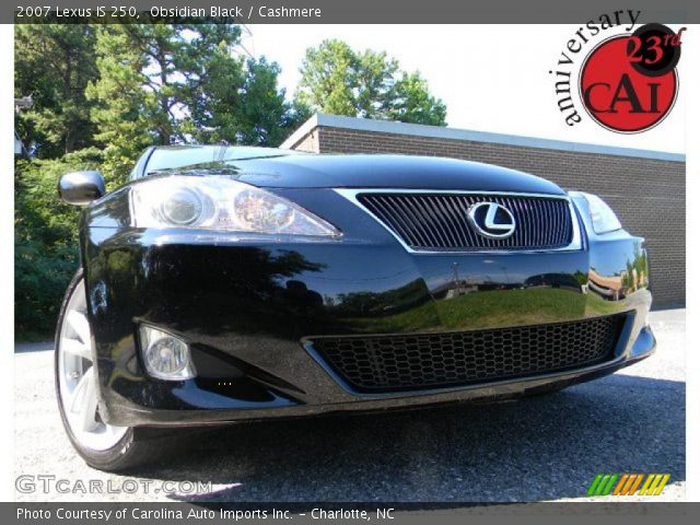 2007 Lexus IS 250 in Obsidian Black