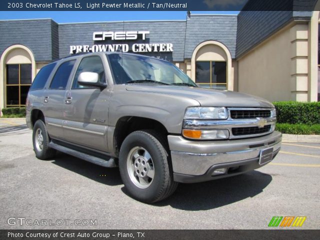 2003 Chevrolet Tahoe LS in Light Pewter Metallic