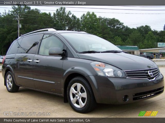 2007 Nissan Quest 3.5 S in Smoke Gray Metallic
