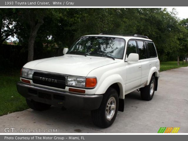 1993 Toyota Land Cruiser  in White