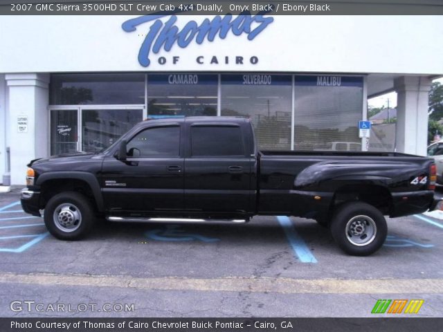 2007 GMC Sierra 3500HD SLT Crew Cab 4x4 Dually in Onyx Black