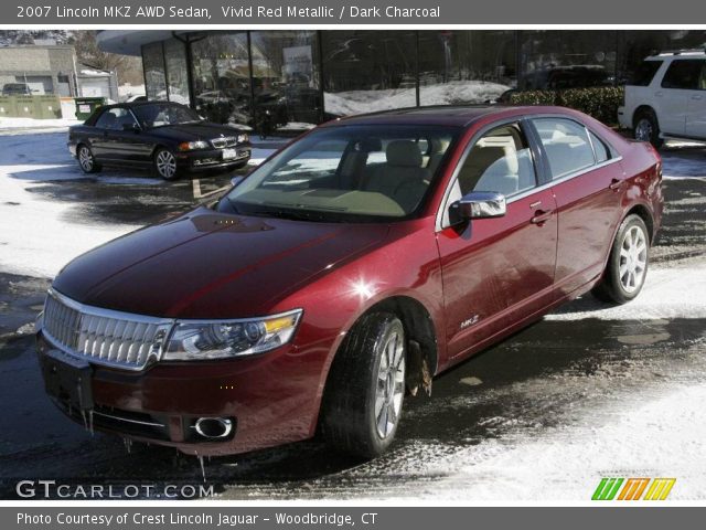 2007 Lincoln MKZ AWD Sedan in Vivid Red Metallic
