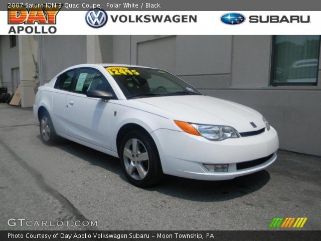 2007 Saturn ION 3 Quad Coupe in Polar White