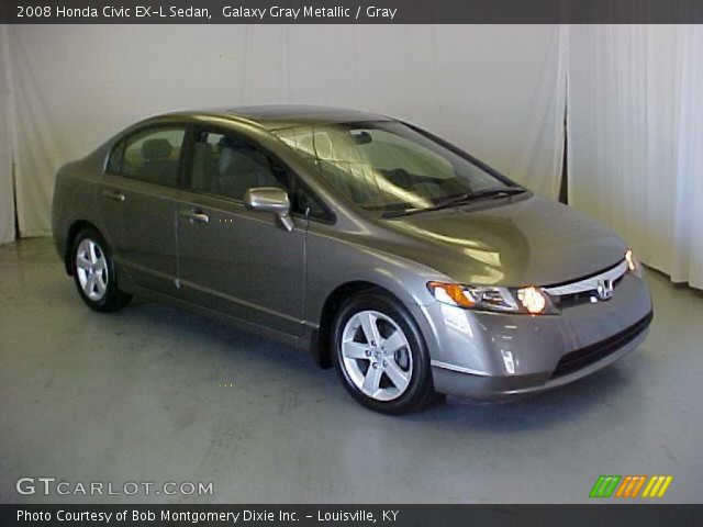 2008 Honda Civic EX-L Sedan in Galaxy Gray Metallic
