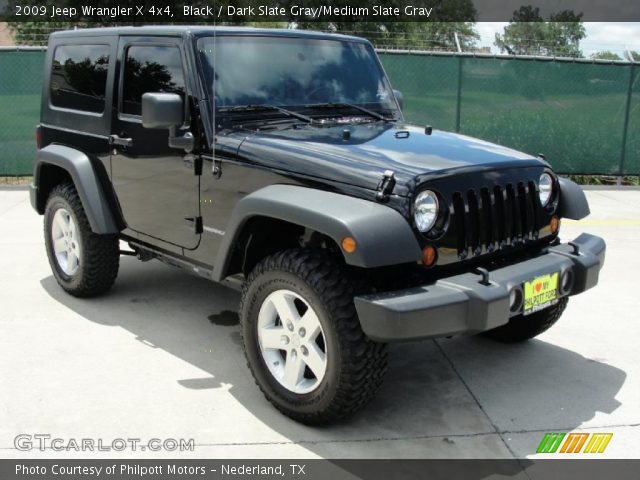 2009 Jeep Wrangler X 4x4 in Black
