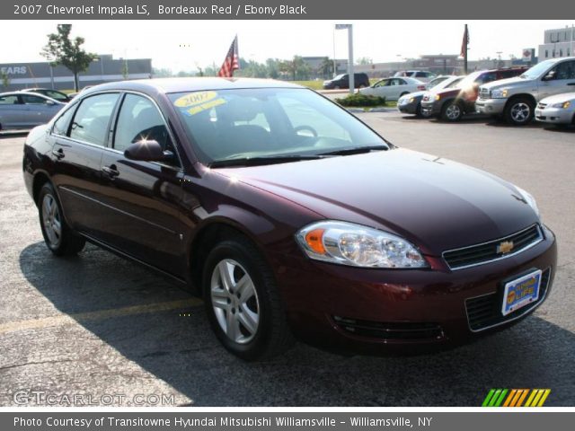 2007 Chevrolet Impala LS in Bordeaux Red