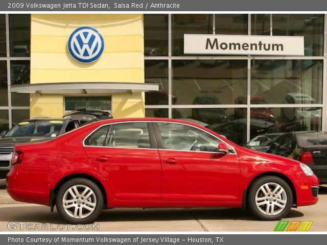 2009 Volkswagen Jetta TDI Sedan in Salsa Red