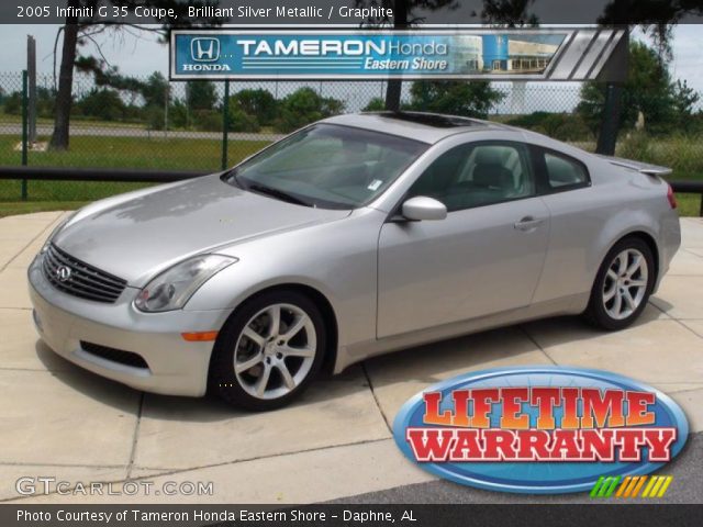 2005 Infiniti G 35 Coupe in Brilliant Silver Metallic