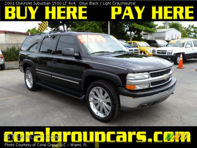 2001 Chevrolet Suburban 1500 LT 4x4 in Onyx Black