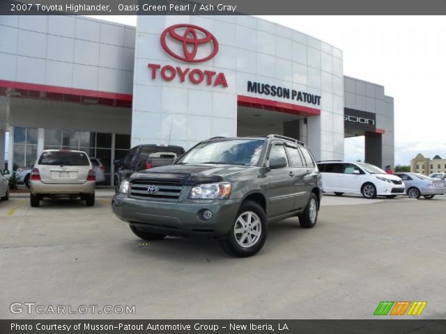 2007 Toyota Highlander  in Oasis Green Pearl