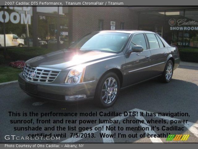 2007 Cadillac DTS Performance in Titanium ChromaFlair
