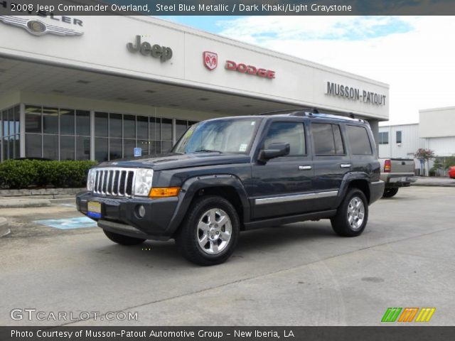 2008 Jeep Commander Overland in Steel Blue Metallic