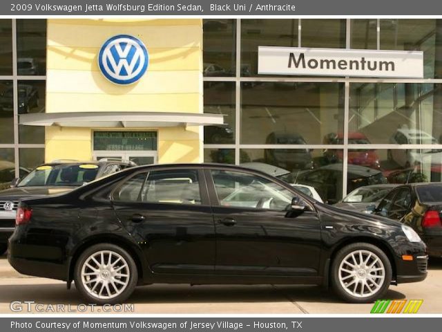 2009 Volkswagen Jetta Wolfsburg Edition Sedan in Black Uni