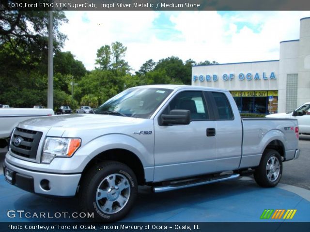 2010 Ford F150 STX SuperCab in Ingot Silver Metallic