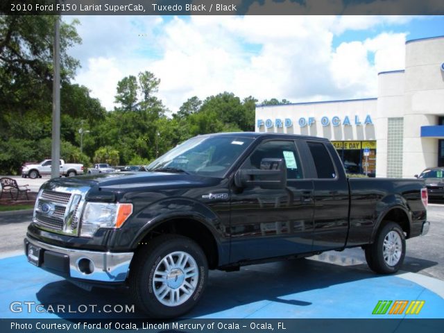 2010 Ford F150 Lariat SuperCab in Tuxedo Black