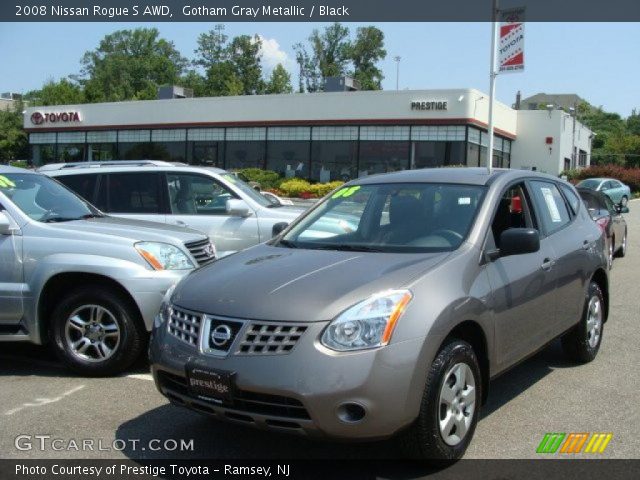2008 Nissan Rogue S AWD in Gotham Gray Metallic