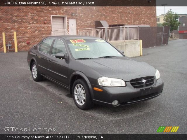2000 Nissan Maxima SE in Gray Lustre Metallic