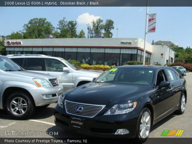 2008 Lexus LS 600h L Hybrid in Obsidian Black