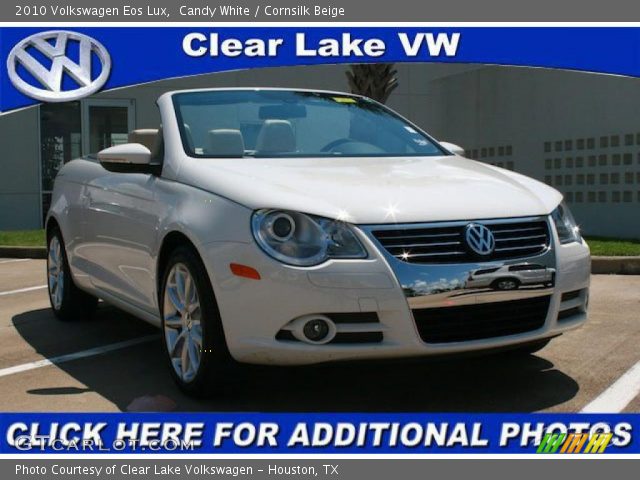 2010 Volkswagen Eos Lux in Candy White