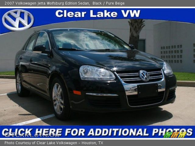 2007 Volkswagen Jetta Wolfsburg Edition Sedan in Black