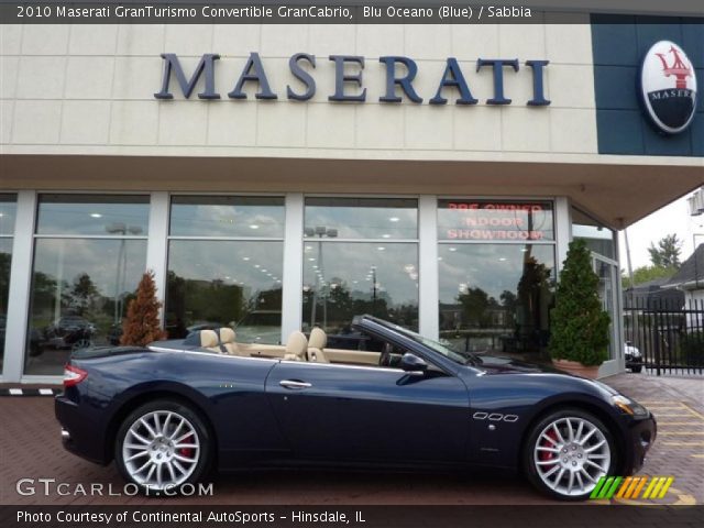 2010 Maserati GranTurismo Convertible GranCabrio in Blu Oceano (Blue)