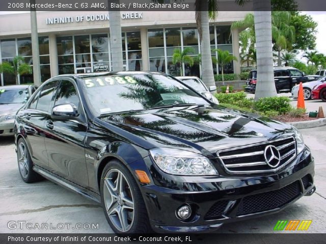 2008 Mercedes-Benz C 63 AMG in Black