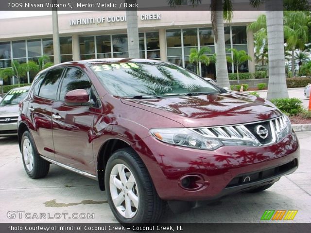 2009 Nissan Murano S in Merlot Metallic