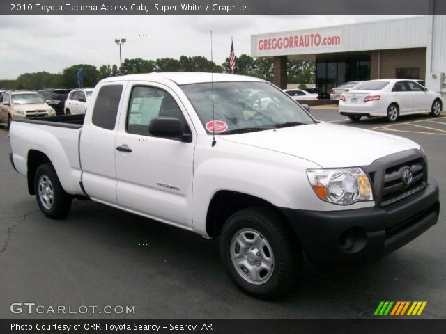 2010 Toyota Tacoma Access Cab in Super White