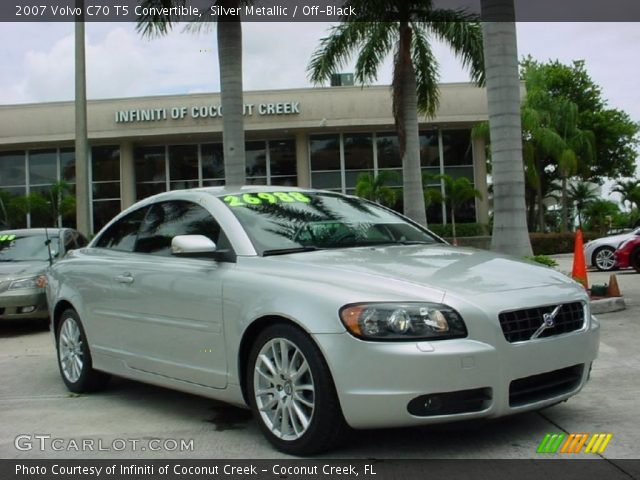 2007 Volvo C70 T5 Convertible in Silver Metallic