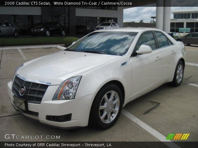 2008 Cadillac CTS Sedan in White Diamond Tri-Coat