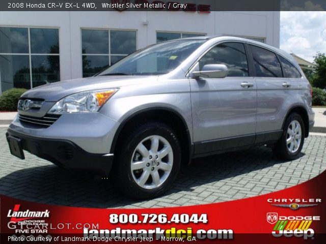 2008 Honda CR-V EX-L 4WD in Whistler Silver Metallic