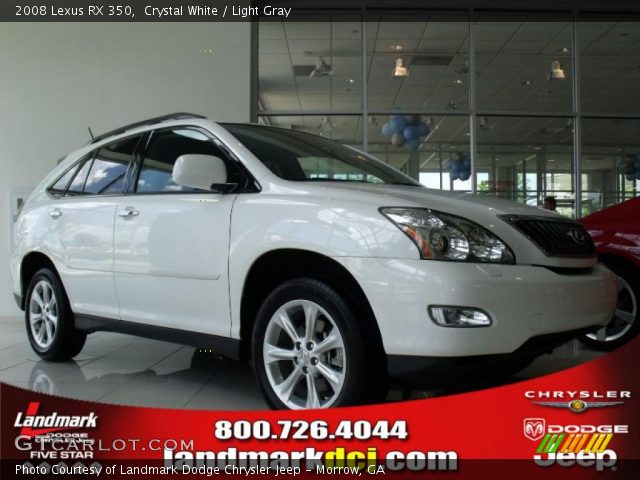 2008 Lexus RX 350 in Crystal White